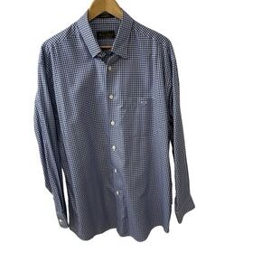 Orvis Men’s Shirt Large long-sleeve plaid, 100% cotton button up plaid sportsman